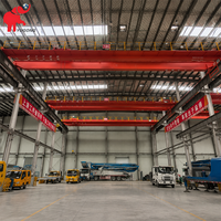 Kran Jembatan Ganda Tipe LH 5Ton 10Ton 20Ton dengan Troli Hoist Elektrik