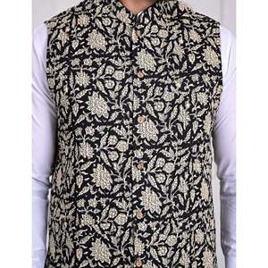 Veste d'hiver réversible imperméable à imprimé bloc pour homme, 100 % coton élasthanne, fermeture éclair, col à capuche, tailles XS à 6XL, ODM - Product Image 2