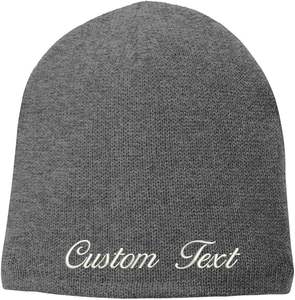 Gorro de Invierno Personalizado con Bordado, Texto Personalizado, Tejido de Punto, con Vuelta, Venta al por Mayor, Servicio OEM ODM - Product Image 1