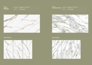 กระเบื้องพอร์ซเลนเคลือบดิจิตอลกันลื่นคุณภาพสูงขนาด 600x1200 มม. เกรดดีที่สุด ดีไซน์ทันสมัยสำหรับตกแต่งภายในอพาร์ทเมนท์สมัยใหม่ - Product Image 2