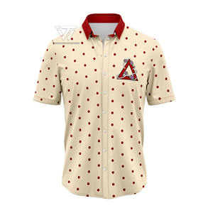 กรีกเดลตา | Sigma | ชุดสโมสรทีต้าพร้อมส่งเสื้อลายจุดลำลองมีกระดุม - Product Image 1