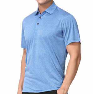 เสื้อยืดโปโลสำหรับผู้ชายเสื้อยืดโปโลแขนสั้นระบายอากาศทำจากโพลีเอสเตอร์100% ลำลองโลโก้ตามสั่ง - Product Image 2
