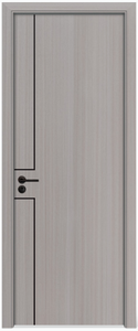 Puerta de Baño Interior Moderna de WPC, Acabado Impermeable, Tamaños Personalizables para Hoteles, Apartamentos, Dormitorios y Salas de Estar - Product Image 2