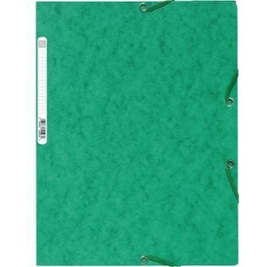 Exacompta DIN <b>A4</b> 400g/m Green Colored Chipboard File <b>Folder</b> Product - Product Image 1