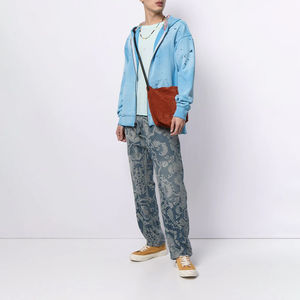 Sudadera con Capucha para Hombre, Diseño Personalizado con Logotipo, 100% Algodón, Invierno, Felpa, Unisex, Talla Grande, Cierre de Cremallera, Bolsillo Desgastado, OEM - Product Image 2