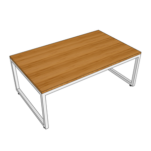 TB009 Minimalist Design Tea Bamboo <b>Sofa</b> <b>Table</b> 60x120x40cm Square Shape - Product Image 1