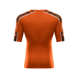 Top Selling Sublimated Customized Compression <b>Shirt</b> Wholesale Allover Printed Breathable Rash Guards Embroidery Custom Design - Product Image 5