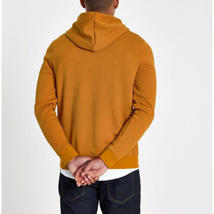 Nouveau Style Mode Streetwear Hiver 410gsm Poids Lourd Brodé Surdimensionné Quarter Zip Hommes Hoodies - Product Image 2