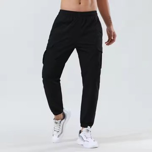 Pantalones Cargo informales para hombre con logotipo personalizado 2025, pantalones de chándal elásticos para entrenamiento, pantalones tácticos con cordón para senderismo y múltiples bolsillos - Product Image 4