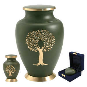 Urne funéraire pour adulte au style unique, finition bois naturel, artisanale, design durable avec couvercle, au prix le plus bas - Product Image 4
