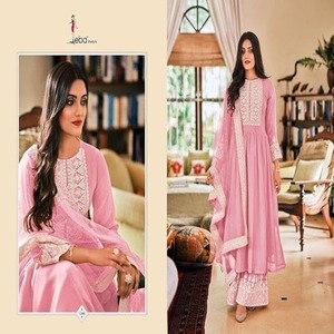Faux Georgette de diseño moderno superventas de alta calidad de última tendencia con lentejuelas y traje Salwar DE TRABAJO DE codding - Product Image 1
