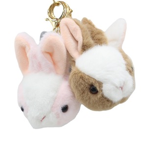 <span class=keywords><strong>Porte</strong></span>-clés <span class=keywords><strong>Lapin</strong></span> Mignon et Doux en Fausse Fourrure, Breloque Tête <span class=keywords><strong>de</strong></span> <span class=keywords><strong>Lapin</strong></span> pour Sac et Voiture, Support Pompon - Product Image 4