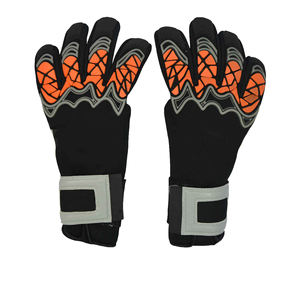 Gants de gardien de but de football personnalisés pour adultes unisexes, respirants, en PU et latex allemand de 4 mm, antidérapants, protection des doigts, entraînement, 2024 - Product Image 3