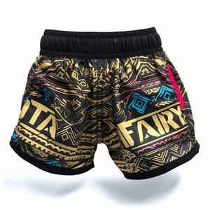High Quality Custom MS-MTS-006 Boxing MMA Fight Shorts Elastic Waist Thai Boxing <b>Trunks</b> OEM Design for Martial Arts Wear for - Product Image 4