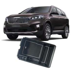 Boîte de rangement centrale pour <span class=keywords><strong>KIA</strong></span> <span class=keywords><strong>Sorento</strong></span> MQ4 2021 <span class=keywords><strong>2022</strong></span> Matériau ABS de qualité supérieure Installation facile Gardez vos affaires accessibles - Product Image 4