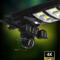 Cámaras de Seguridad Inalámbricas para Exteriores, con Energía Solar, Resistentes al Agua, Lente Dual, Visión Nocturna, para el Hogar, Almacenamiento en Tarjeta SD