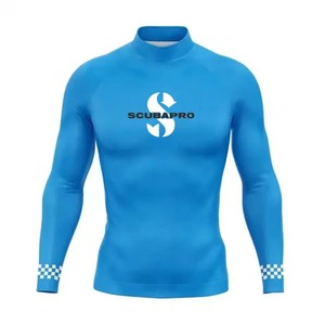 Erni Sports Rash Guards unisexes à manches longues, t-shirts de surf, 100% polyester, UPF50+, séchage rapide, antibactérien, vêtements de bain pour le surf - Product Image 2