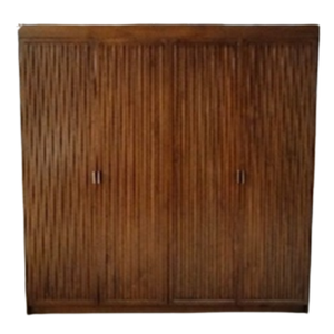 Série d'armoires modernes pour enfants BR-3 en teck massif, 4 étagères, design sécurisé pour chambre et salon, durable et écologique - Product Image 6