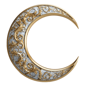 Decoración de Luna de Latón Duradero para Mesa, Decoración del Hogar de Alta Calidad con Acabado Pulido, Fácil Instalación - Product Image 1