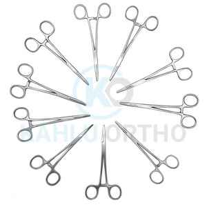 Stainless Steel Hemostatic Surgical Forceps Tool Hemostat Locking Clamps Forceps <b>Pliers</b> by KAHLU ORTHOPEDIC - Product Image 1