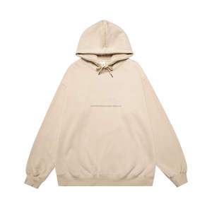 Custom design No pocket <b>hoodie</b> puff print embroidery <b>hoodie</b> logo custom <b>oversized</b> streetwear hoodies <b>for</b> <b>men</b> - Product Image 5