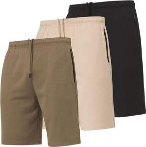 Taille XL Short de sport actif pour hommes personnalisable léger été Gym vêtements d'entraînement poches zippées Logo élastique respirant - Product Image 2