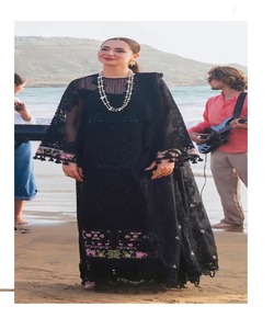 1.ชุดเดรสผ้าฝ้าย2ชิ้นสไตล์มุสลิมชุดมุสลิมมุสลิมมุสลิมชุดเดรสสุภาพผ้าลินินหรูหราชุดอาบายาไก่งวงมุสลิม - Product Image 4