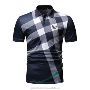 Camiseta estampada con logotipo personalizado para hombre, Camiseta deportiva de algodón, camiseta de talla grande para golf y polos con diseño liso en blanco - Product Image 4