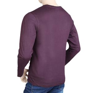 T-shirt à manches longues pour hommes - Violet - Product Image 4