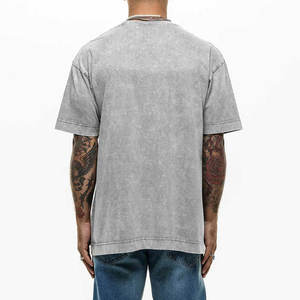 เสื้อยืดโอเวอร์ไซส์สำหรับผู้ชาย ดีไซน์ใหม่ เนื้อผ้าระบายอากาศได้ดี เหมาะสำหรับใส่ในช่วงฤดูร้อน - Product Image 3