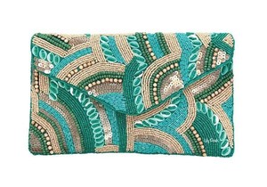 Nouvelle arrivée Designer femmes perlé pochette perle de rocaille multi couleur sacs à main sacs à main à la main broderie graine perlée - Product Image 2