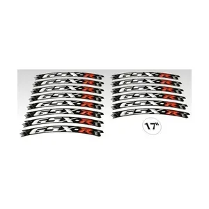 Kit di Strisce Adesive Giallo Fluorescente per Cerchioni Suzuki GSX-R, Adesivi Personalizzati per Serbatoio, Adesivi per Moto - Product Image 2