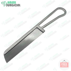 Sierra para Huesos Manual de 185 mm con Mango, Hoja de Sierra de 0.3 mm, Instrumento Quirúrgico Ortopédico de Alta Calidad con Certificación CE - Product Image 3