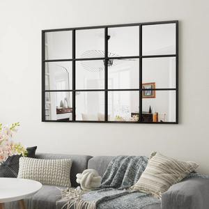 Espejo de Pared Cuadrado Grande de Metal Dorado, Diseño Art Deco, Decoración Industrial Rústica para Bodas, Ecológico para Uso Doméstico - Product Image 2