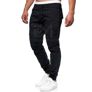 Usine Offres Spéciales Hommes Cargo Pantalon 100% Coton Style Décontracté Motif Droit Léger Lavage Foncé avec Polaire Chaud - Product Image 1