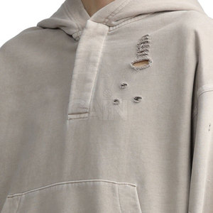 Custom Design Men <b>Distressed</b> Hoodies Lightweight <b>Distressed</b> Hoodies 2025 <b>Top</b> Quality Men Hoodies - Product Image 6