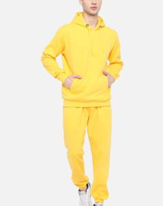 Custom Men's Jogger Sets 2 Pieces Baggy Blank Heavyweight 400 GSM Tracksuits Boxy Fit Oversized Custom Sweatsuits Casual Style - Product Image 1