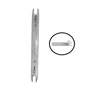 Calibradores Fijos Premium Braunstein de Acero Inoxidable, Instrumentos Quirúrgicos Oftálmicos, Herramientas de Medición Constante, 3.5mm 4.0mm, Reutilizables - Product Image 2