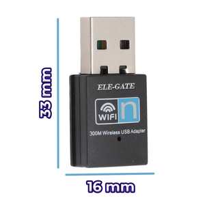 Adattatore WiFi USB 300 Mbps 2.4 GHz, Ricevitore Esterno per Laptop, Scheda Wireless con Stato di Disponibilità e Standard WiFi 6 - Product Image 4