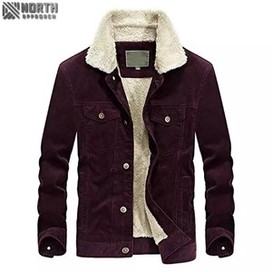 Veste d'hiver en jean pour hommes, vestes décontractées et respirantes en tissu tricoté conçues sur mesure - Product Image 1