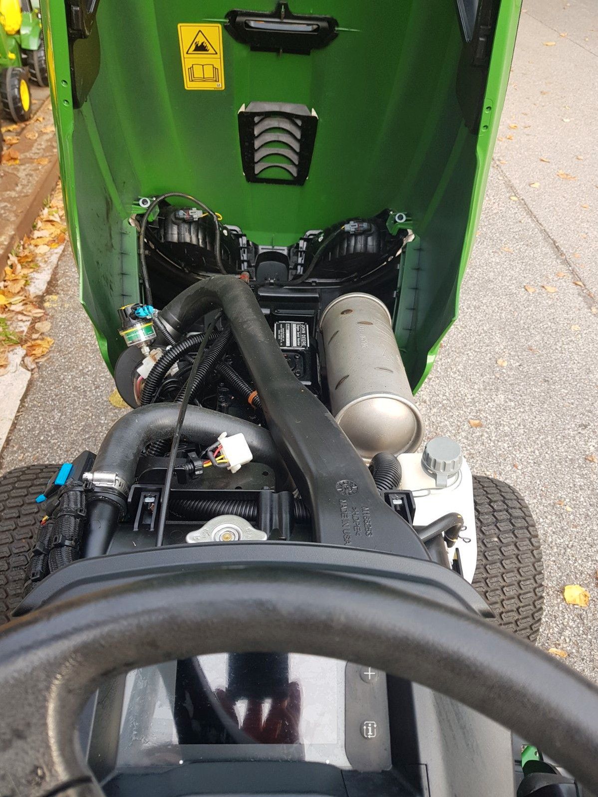 john deere x117r