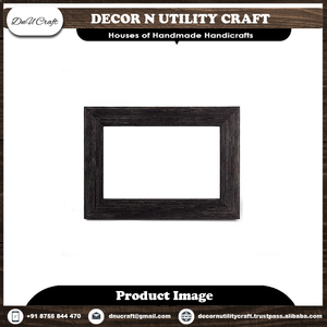 DECOR N UTILITY CRAFT Ensemble de cadres photo en bois écologiques, uniques et personnalisés, sculptés à la main pour une présentation sur table et murale - Product Image 6