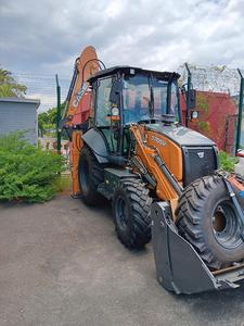 LIVRAISON GRATUITE CASE 570SV WHEEL BACKHOE LOADER EPA CE Approved Eaton Hydraulic Cylinder Core Motor Pump Gearbox Plc. - Product Image 2