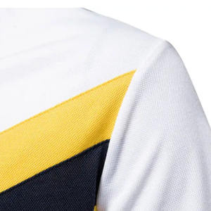 เสื้อโปโลเข้ารูปสำหรับผู้ชายเสื้อยืดโปโลดีไซน์ใหม่ - Product Image 6