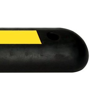 Juego de Diez Botones Delimitadores de Carriles de PVC de 100x15x6 cm con 100% de Visibilidad y Durabilidad - Product Image 4