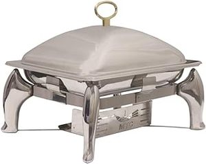 Recipiente para Calentar Alimentos de Acero Inoxidable para Hostelería, Recipiente Hidráulico para Calentar Alimentos, Servidor de Buffet con Tapa Enrollable Hidráulica, Calentador de Alimentos Rectangular - Product Image 6