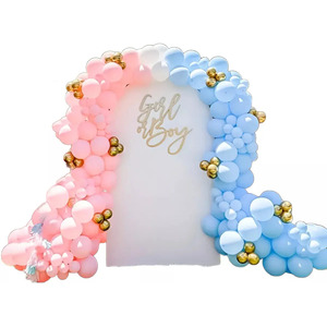 Kit de guirlande en forme d'arche de couleur pastel pour la douche, les anniversaires et les fêtes - Couleurs assorties - Product Image 1