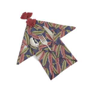 100% Handmade Modern Style <b>Block</b> <b>Printed</b> Cotton Square Reusable Napkin Colorful Table Decoration From India High Quality - Product Image 1