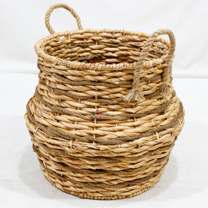 Artex Dong Thap Paniers de rangement en jacinthe d'eau tissés à la main Organisateurs écologiques pour la décoration de la cuisine et du salon - Product Image 1