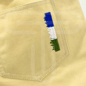 กางเกงขาสั้นใส่สบายสำหรับผู้ชายใส่ในฤดูร้อนมาใหม่พร้อมตกแต่งลวดลายสีพื้นระบายอากาศได้ดีเป็นมิตรกับสิ่งแวดล้อม - Product Image 6